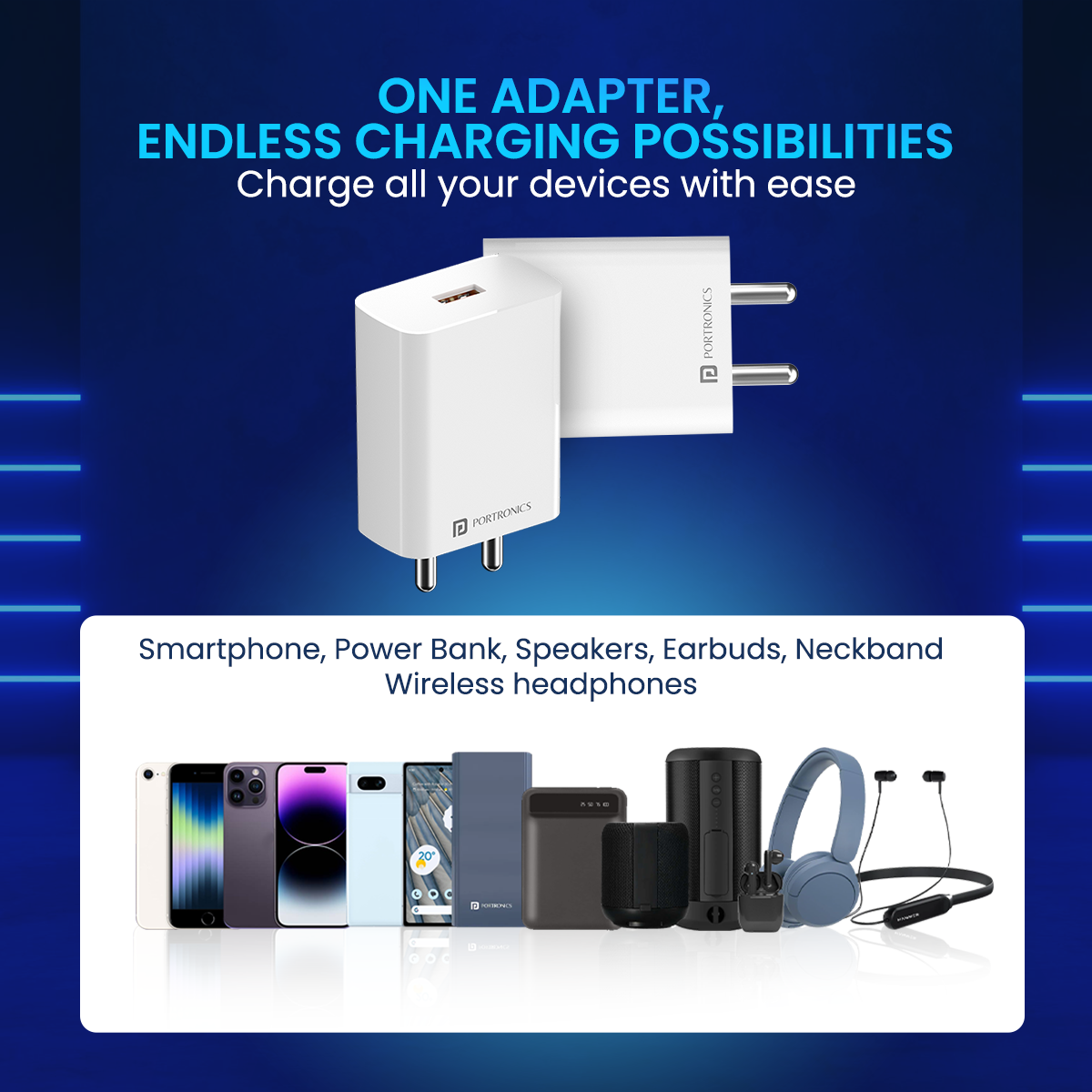 Portronics Adapto One Pro Charger