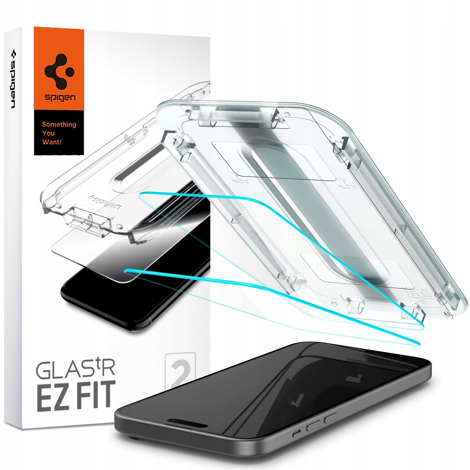 Spigen GlasTR EZ Fit iPhone 15 Screen Protector